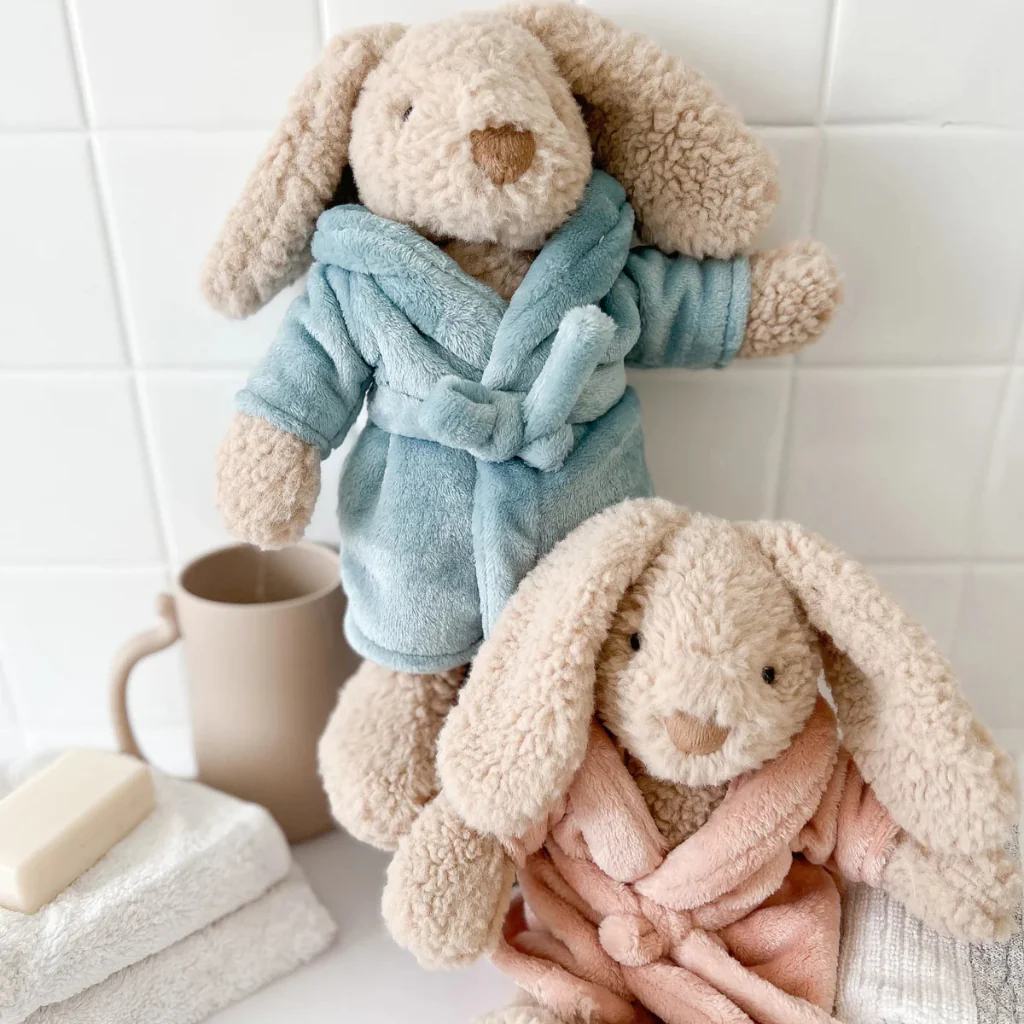 Mon Ami : Harlow Robe Bunny - Blue - Image 2