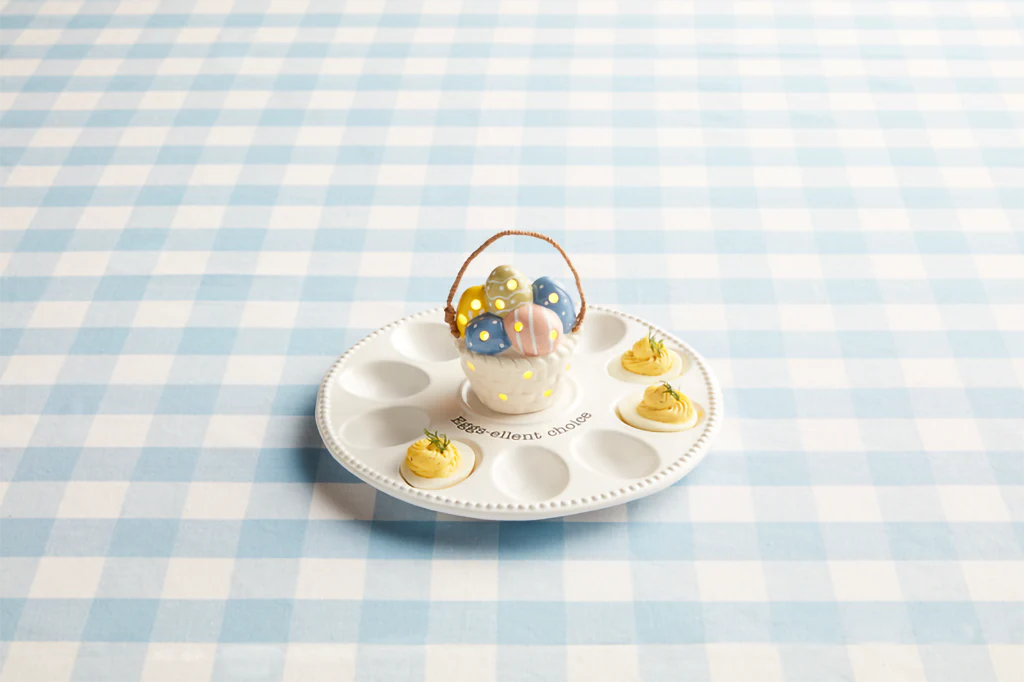Mud Pie : Light-Up Easter Basket Sitter - Image 2