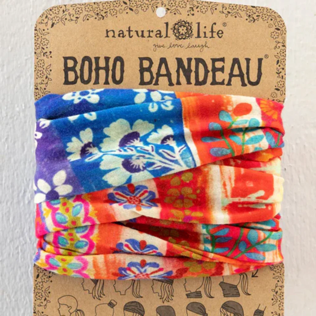 Natural Life : American Flag Full Boho Bandeau® Headband