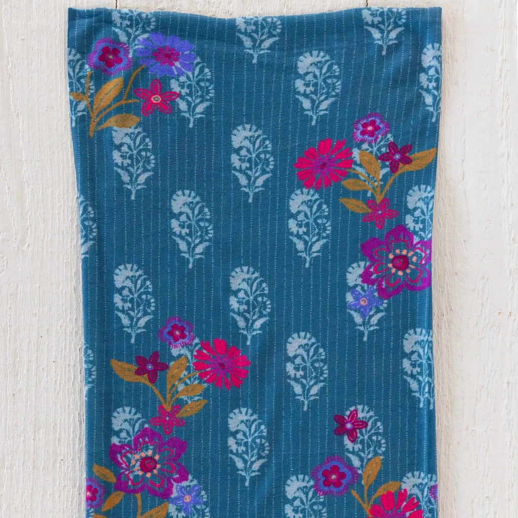 Natural Life : Block Stamp Indigo Full Boho Headband - Image 2