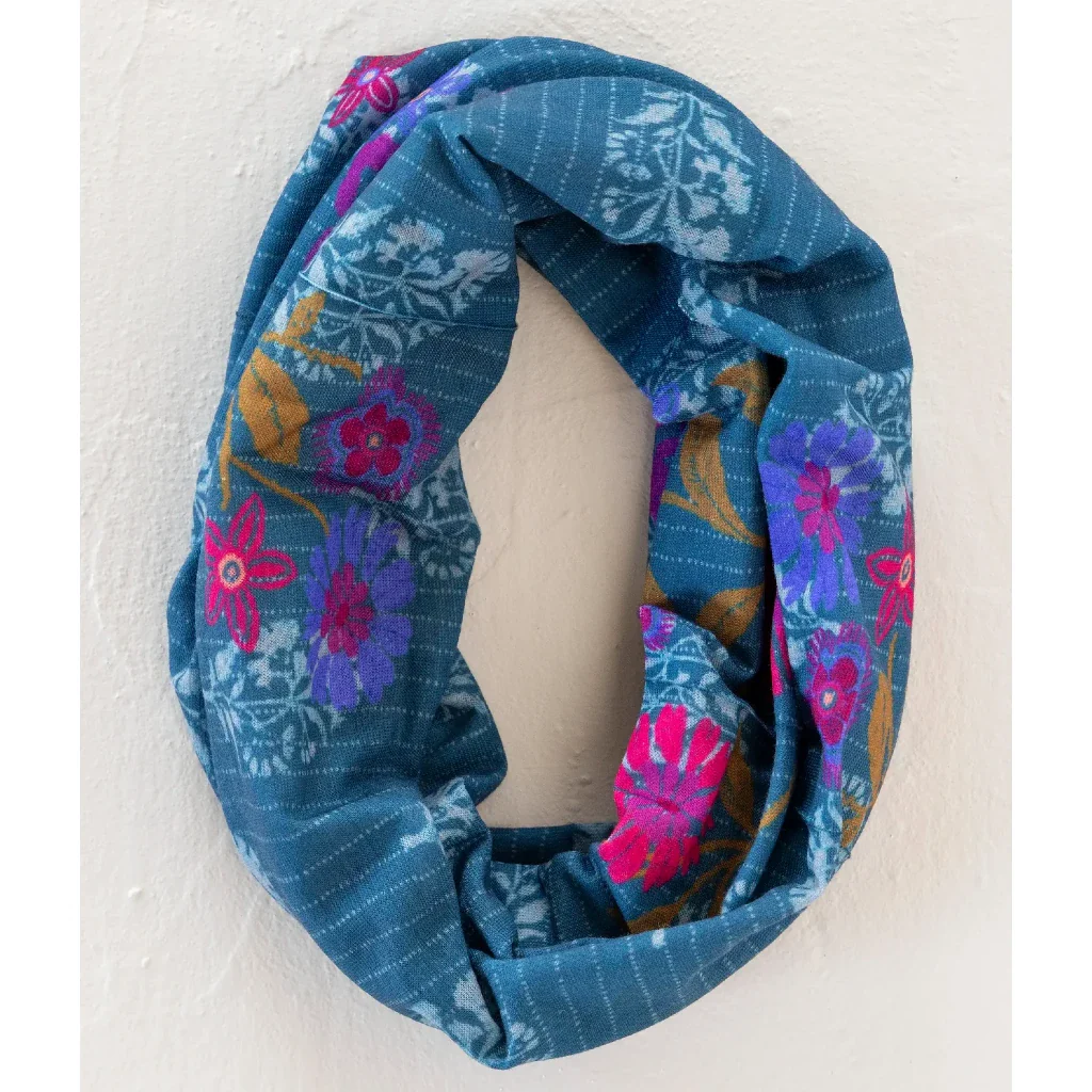 Natural Life : Block Stamp Indigo Full Boho Headband - Image 3