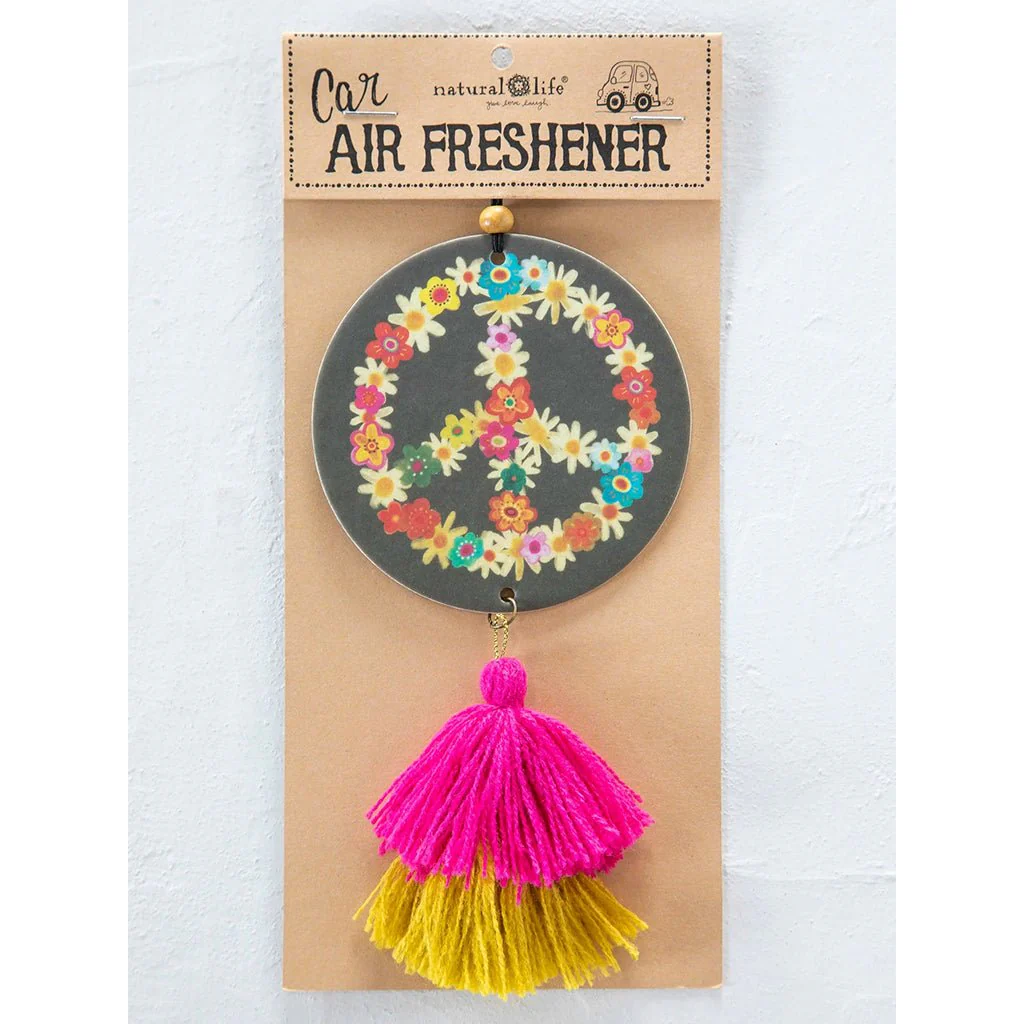 Natural Life : Car Air Freshener - Peace Sign - Image 2