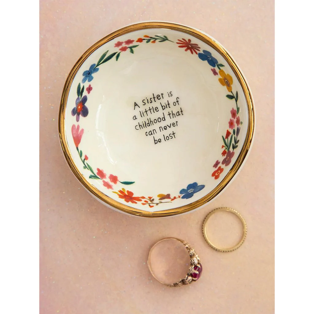 Natural Life : Ceramic Giving Trinket Bowl - Sister Childhood