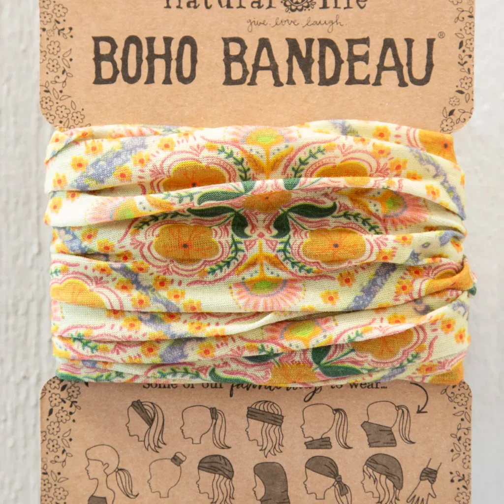 Natural Life : Diamond Block Cream Boho Bandeau