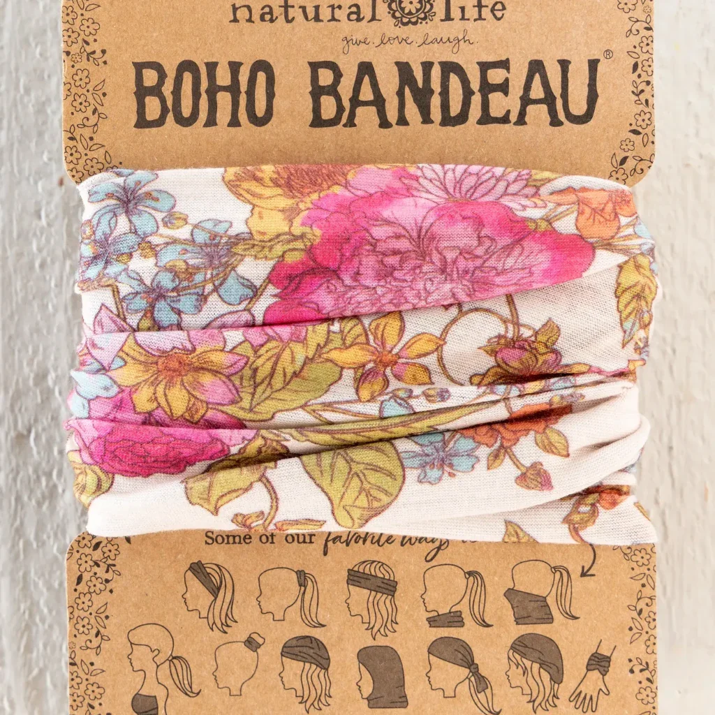 Natural Life : English Garden Cream Full Boho Headband