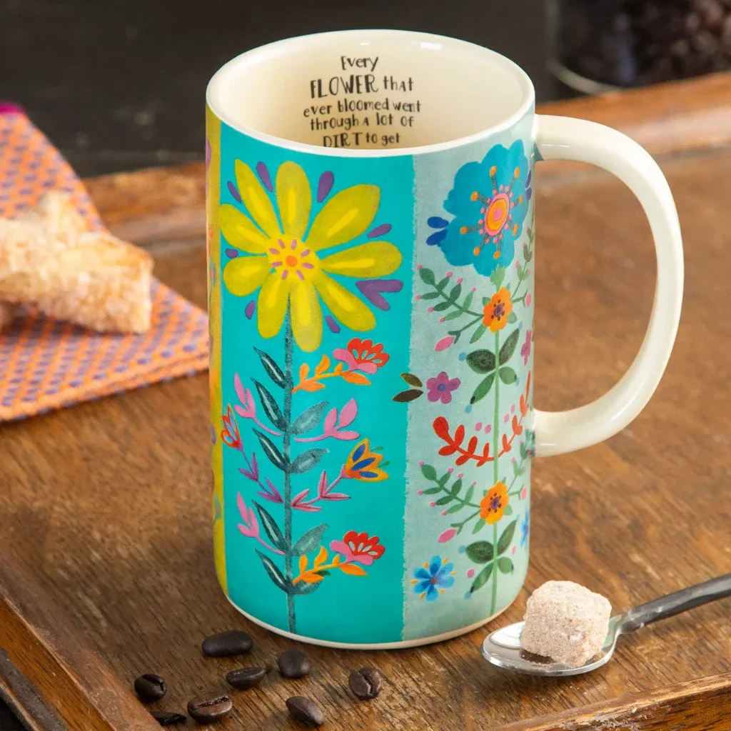 Natural Life : Every Flower Latte Mug - Image 4