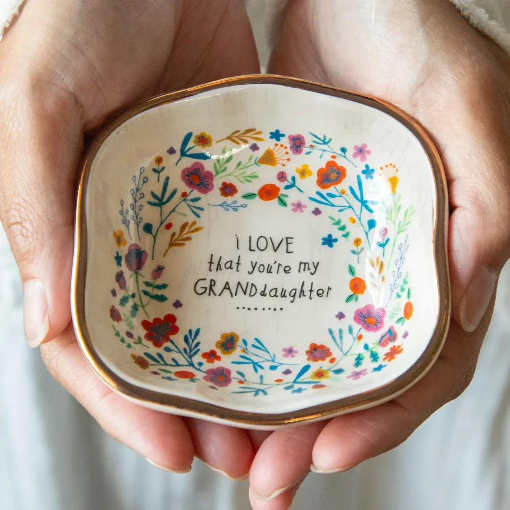 Natural Life : Granddaughter Antiqued Trinket Bowl - Image 2