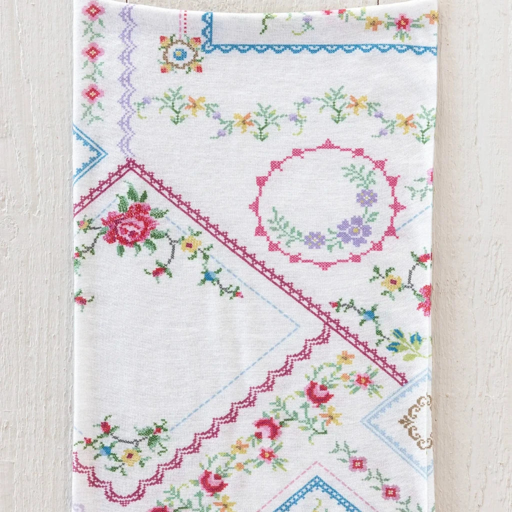 Natural Life : Heirloom Cross Stitch Ivory Headband - Image 2