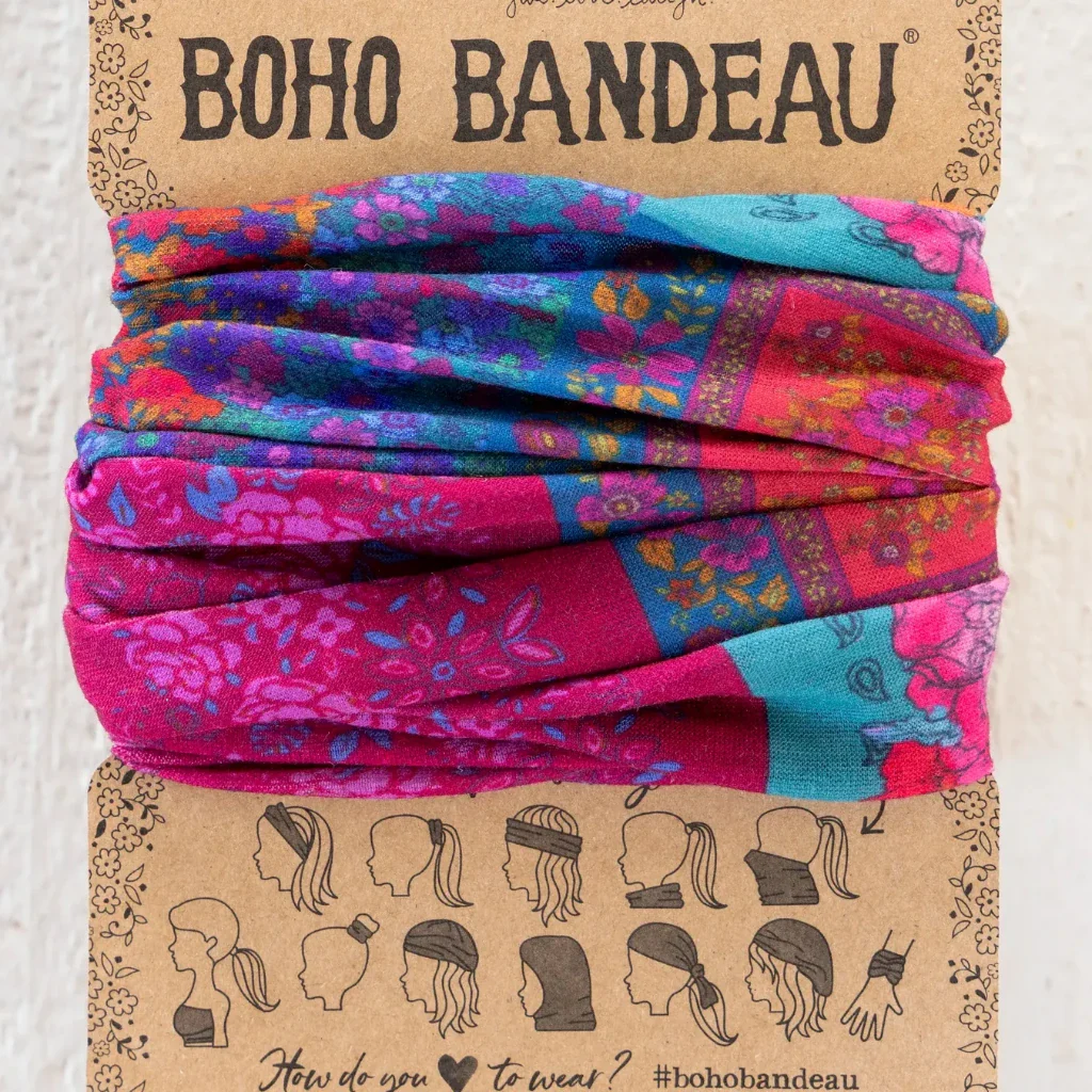 Natural Life : Jewel Positano Scarf Full Boho Headband