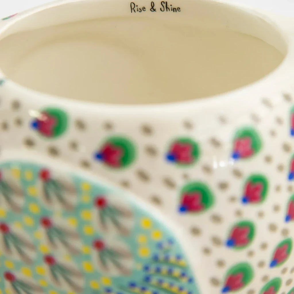 Natural Life : Penny The Chicken Folk Art Coffee Mug - Image 2