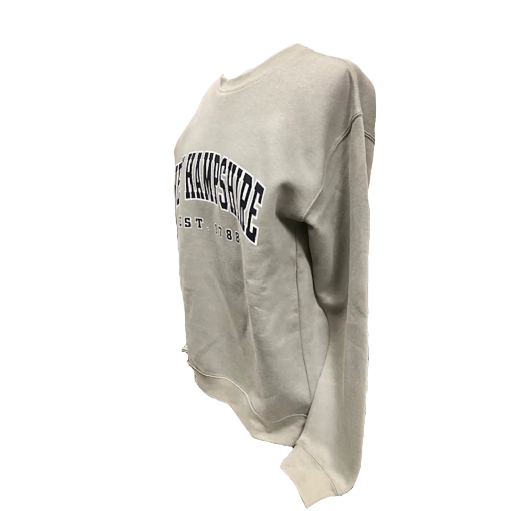New Hampshire Hoodie : Crewneck Sweatshirt - Green - Image 2
