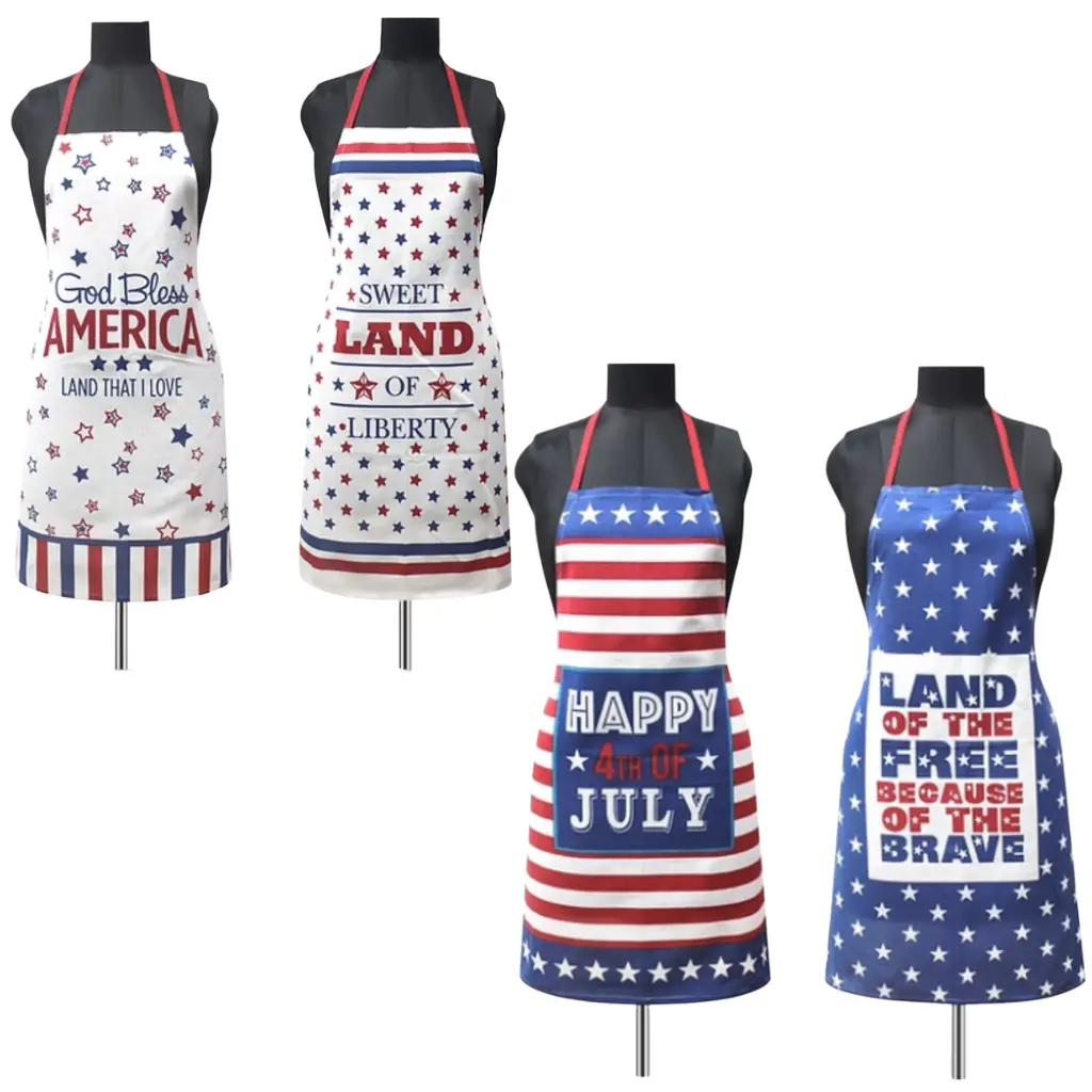 Nidico : Americana Patriotic Printed Cotton Aprons