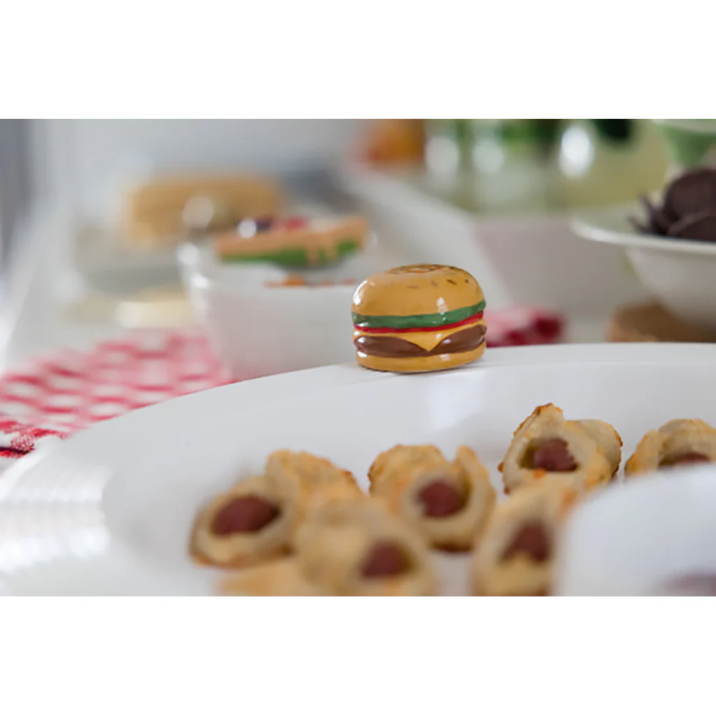 Nora Fleming : "For the Bun of It" Mini - Burger - Image 2