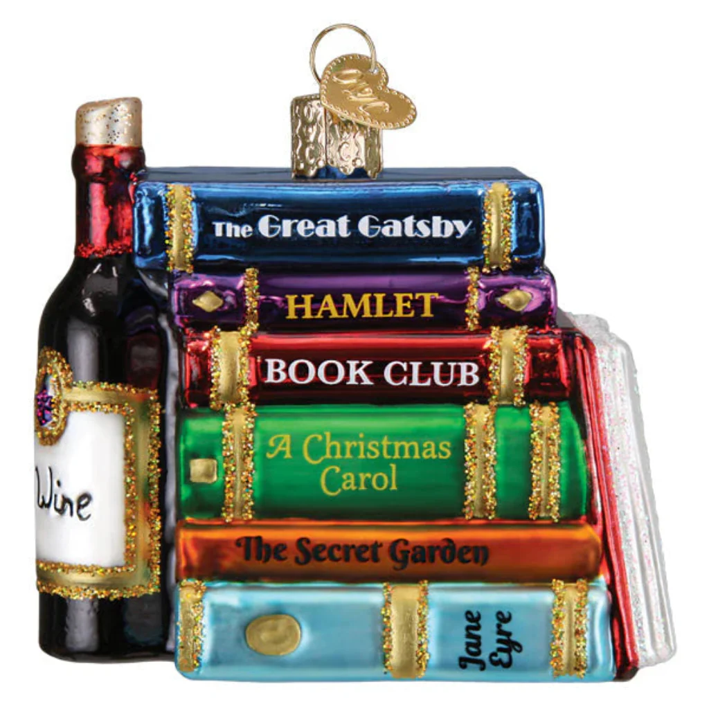Old World Christmas : Book Club Ornament - Image 2