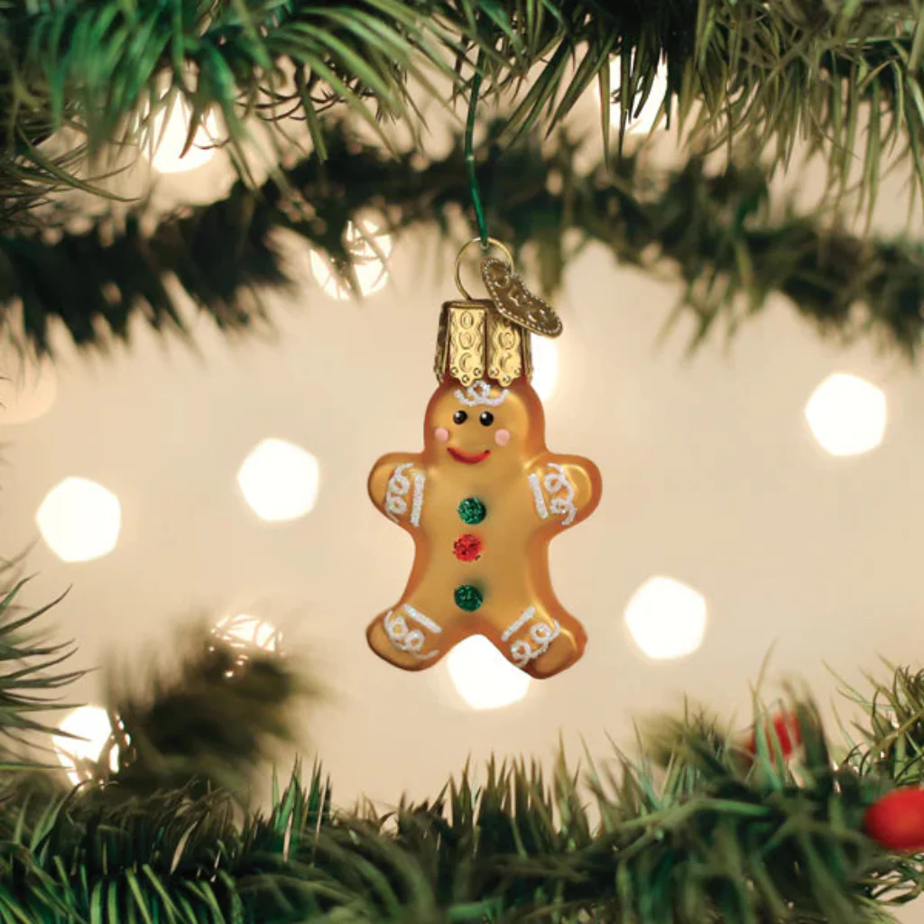 Old World Christmas : Mini Gingerbread Man Ornament