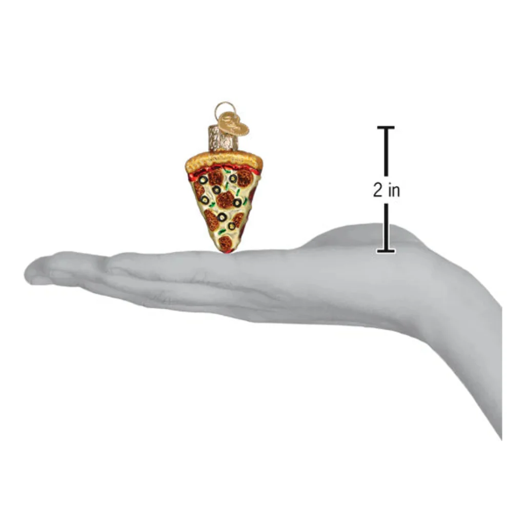 Old World Christmas : Mini Pizza Slice Ornament - Image 3