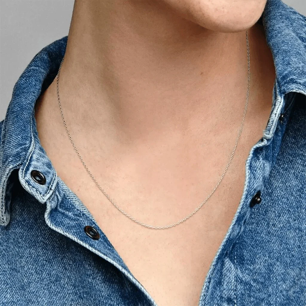PANDORA : Classic Cable Chain Necklace (17.7") - Image 3