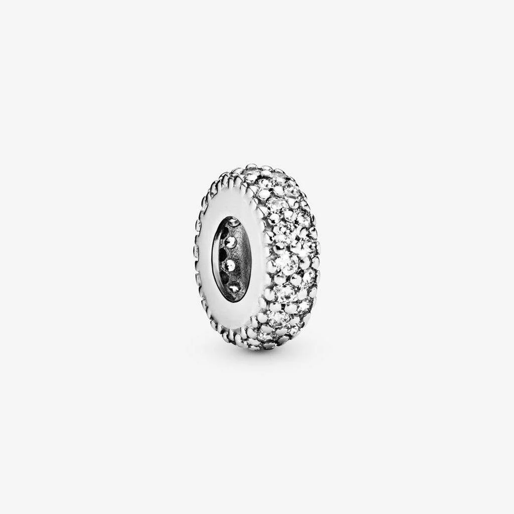 PANDORA : Clear Sparkle Spacer Charm