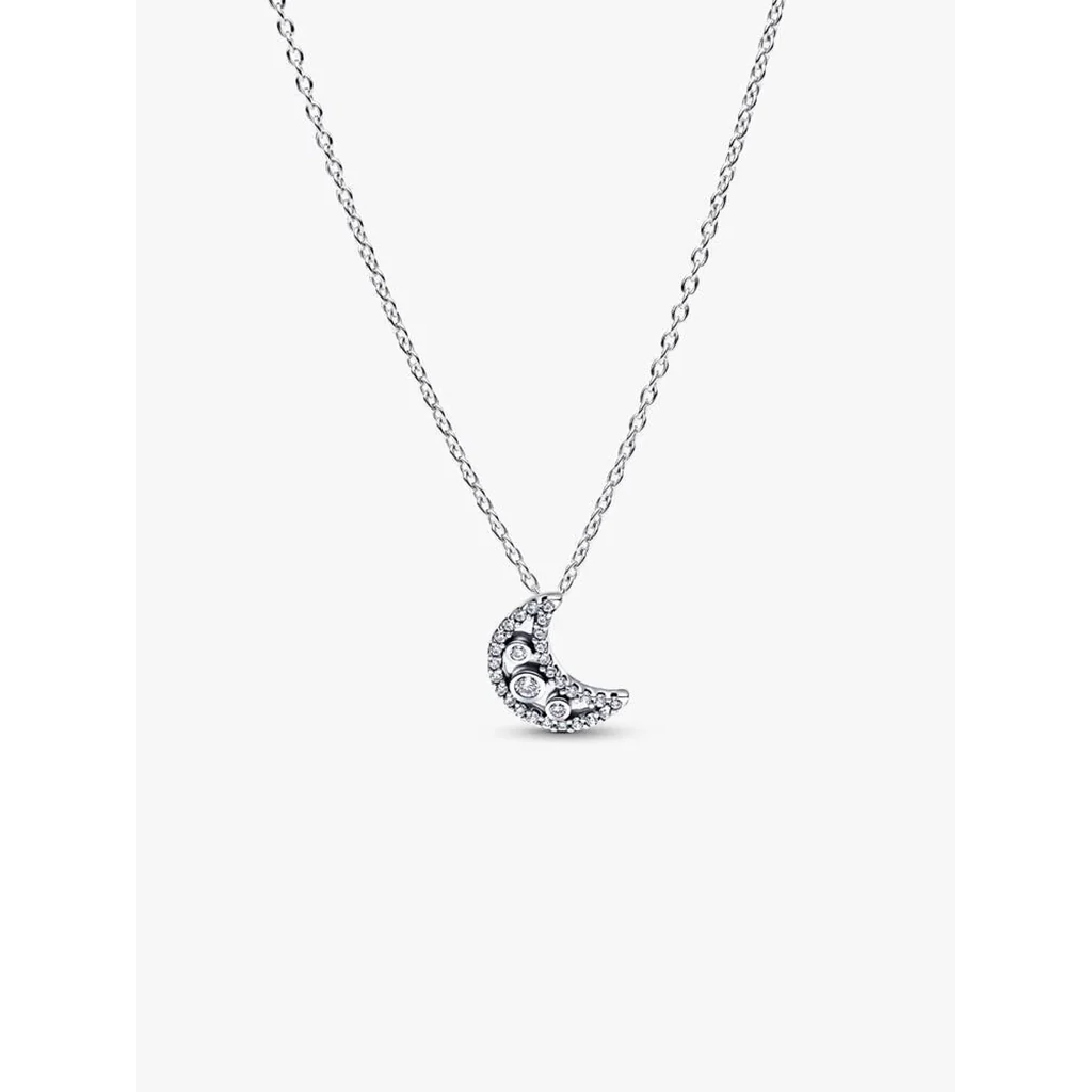 PANDORA : Crescent Moon Pendant Necklace