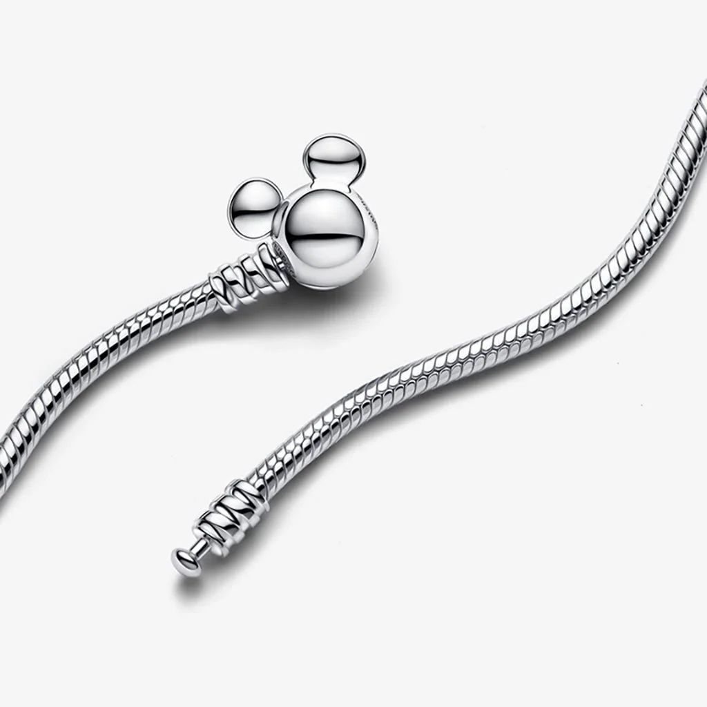 PANDORA : Disney Mickey Mouse Snake Chain Necklace - Image 5
