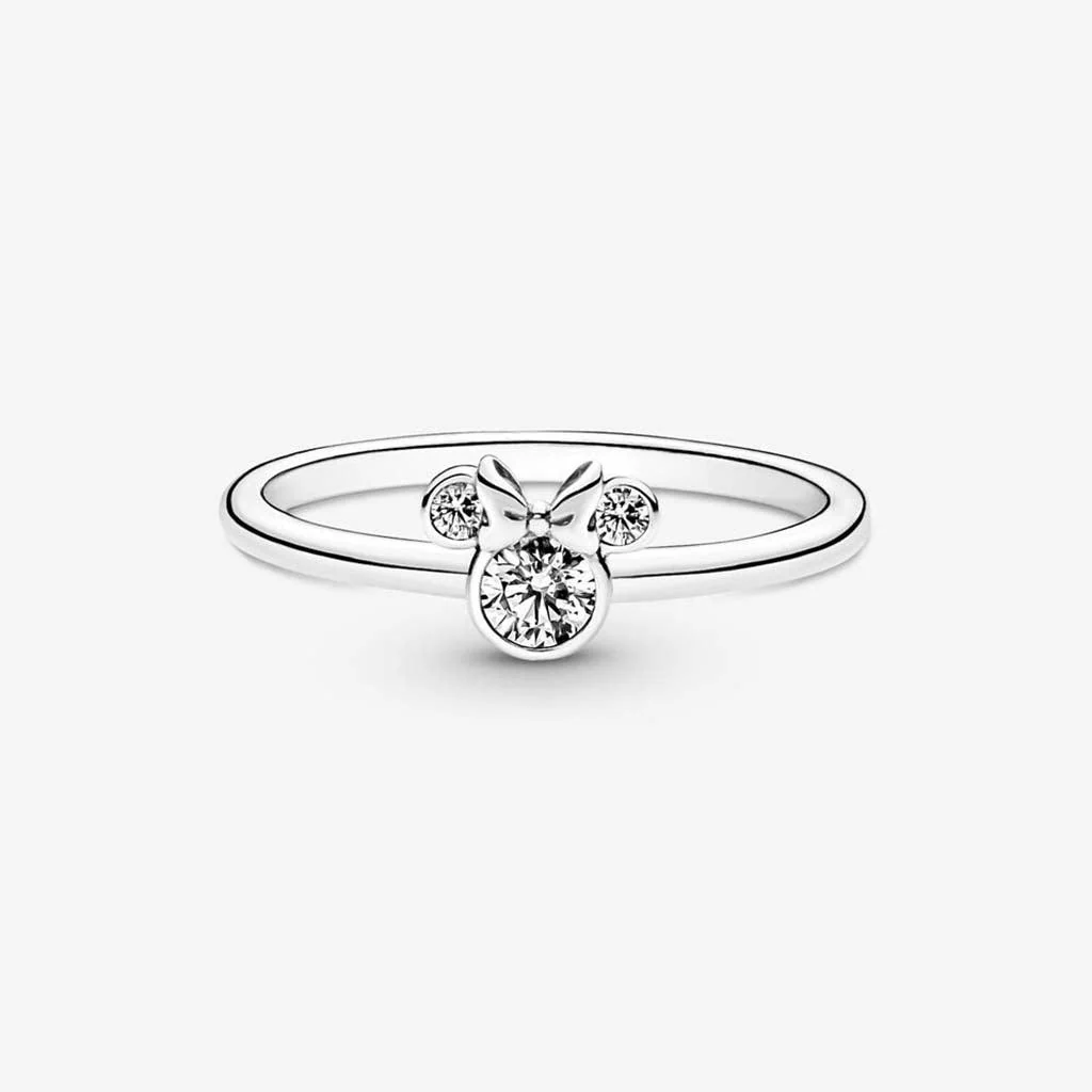 PANDORA : Disney Minnie Mouse Sparkling Head Ring - Image 2