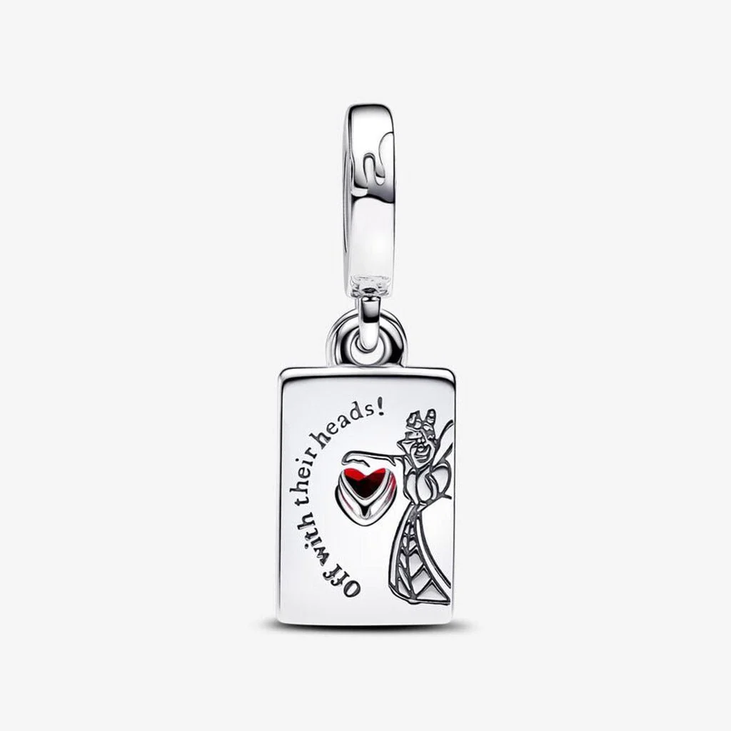 PANDORA : Disney Villains Queen of Hearts Double Dangle Charm - Image 2
