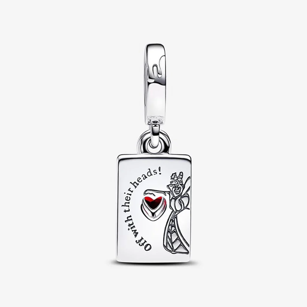 PANDORA : Disney Villains Queen of Hearts Double Dangle Charm - Image 3