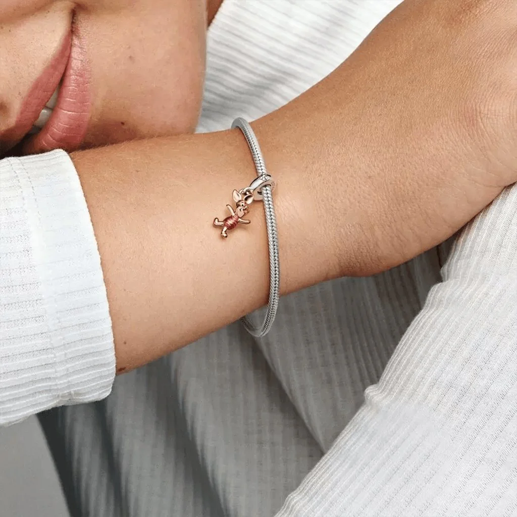 PANDORA : Disney Winnie the Pooh Piglet Dangle Charm - Image 2