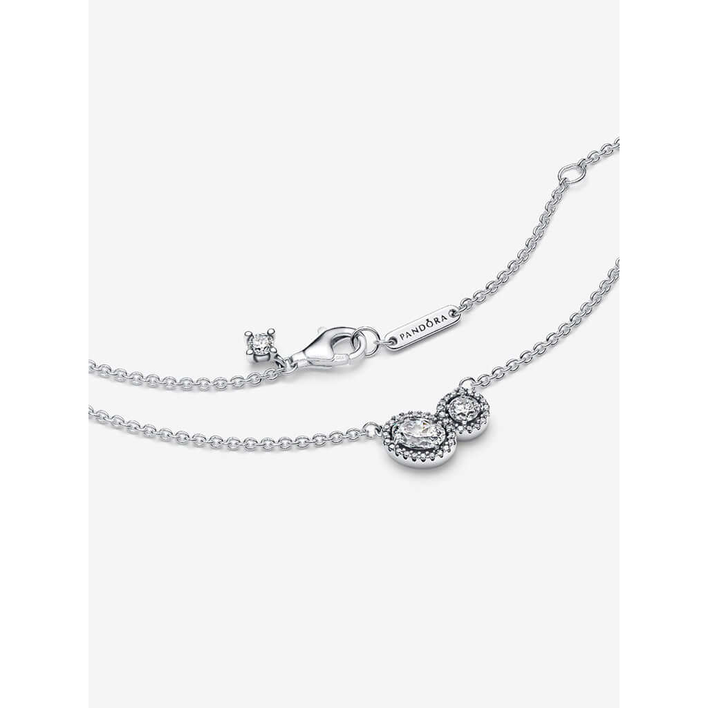 PANDORA : Embracing Halo Necklace - Image 4
