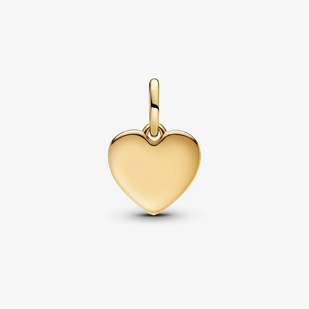 PANDORA : Engravable Love Heart Dangle Charm - Image 5