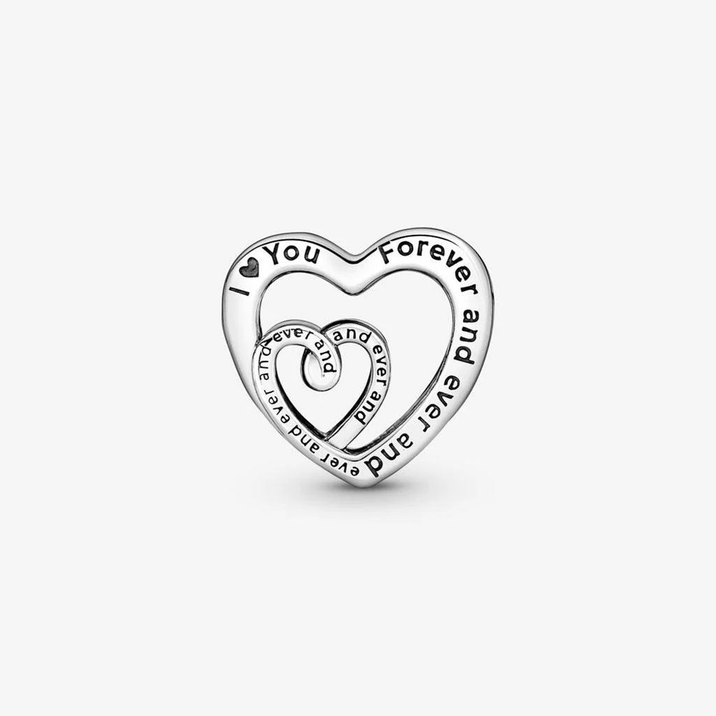 PANDORA : Entwined Infinite Hearts Charm - Image 3
