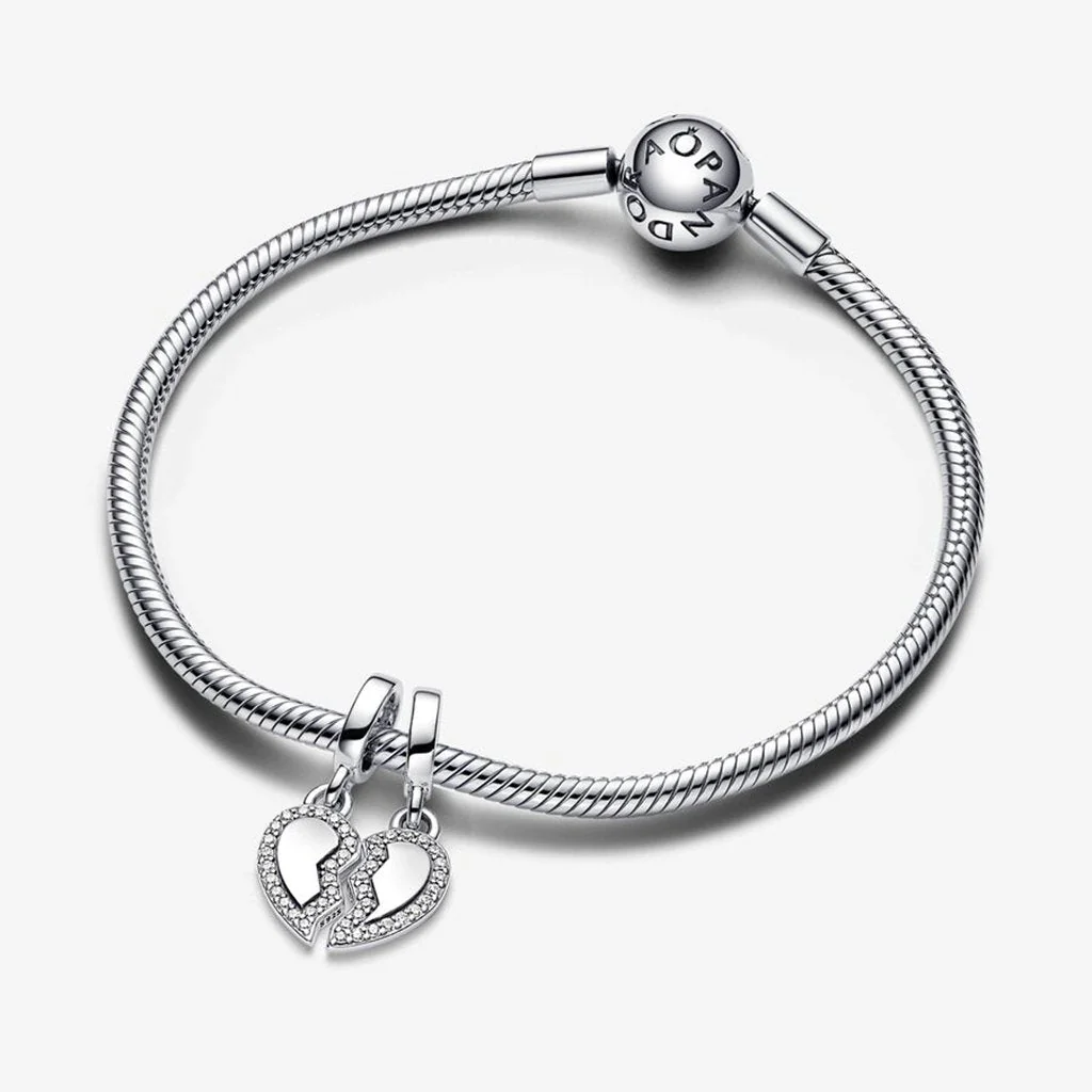 PANDORA : Friends Splittable Heart Dangle Charm - Image 3
