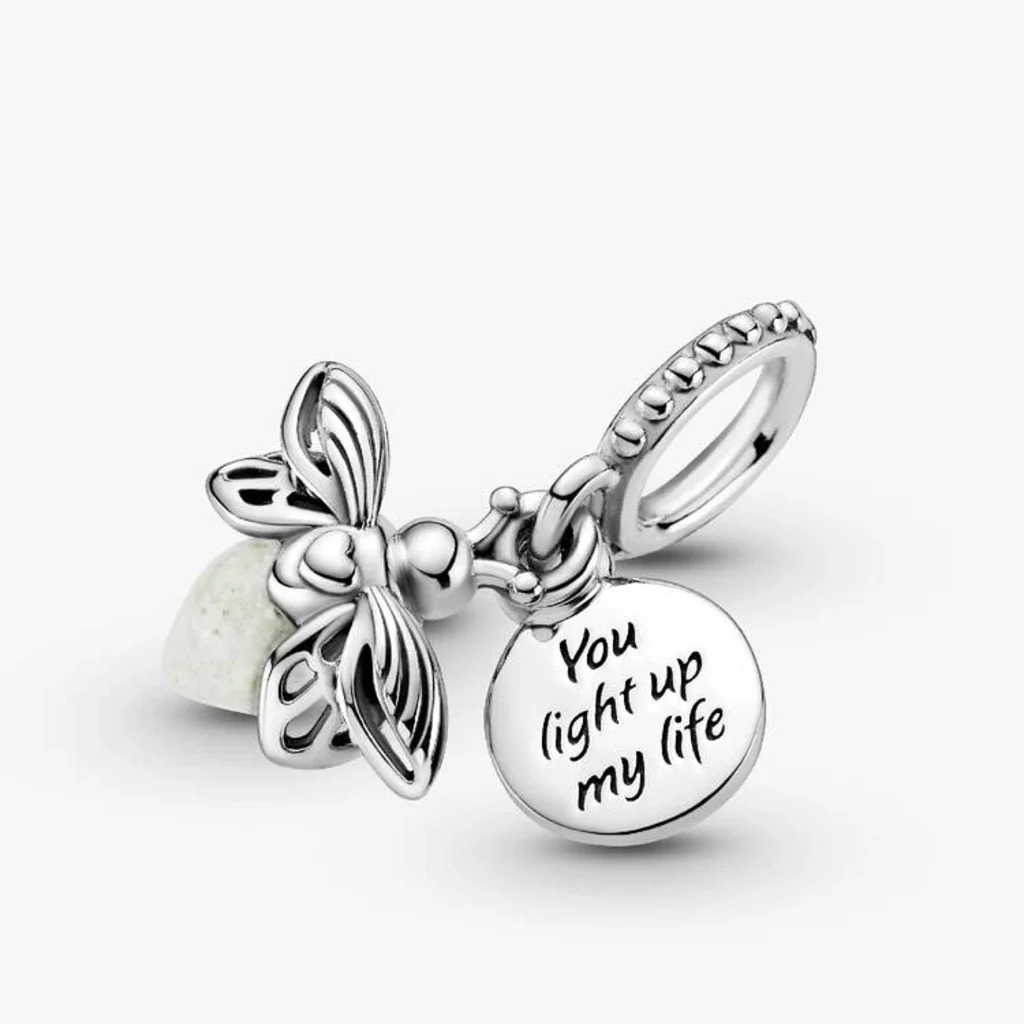 PANDORA : Glow-in-the-dark Firefly Dangle Charm - Image 4