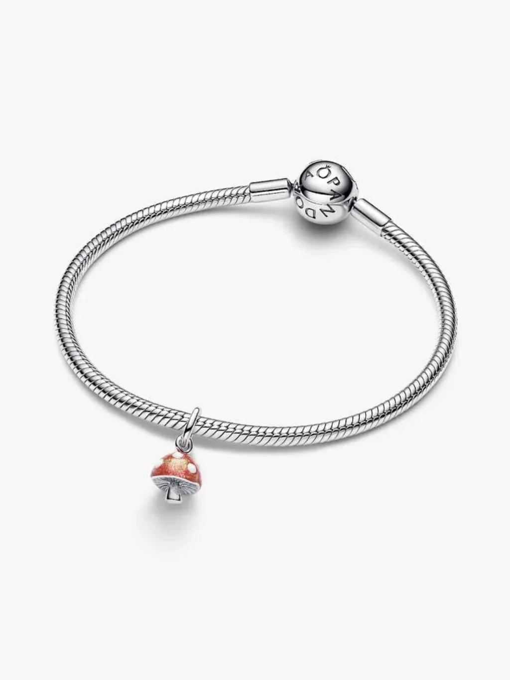 Pandora : Glow-In-The-Dark Mushroom Dangle Charm - Image 3