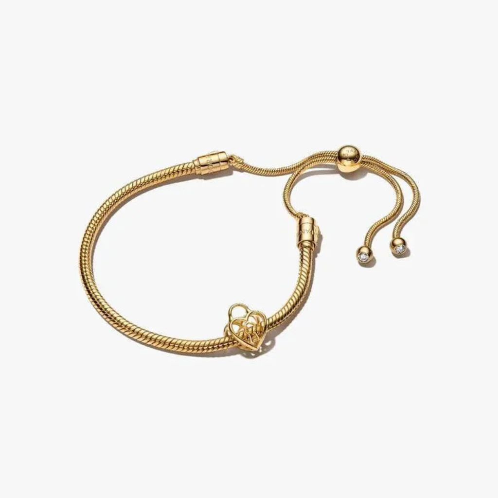 PANDORA : Golden Padlock Bracelet Gift Set - Image 2