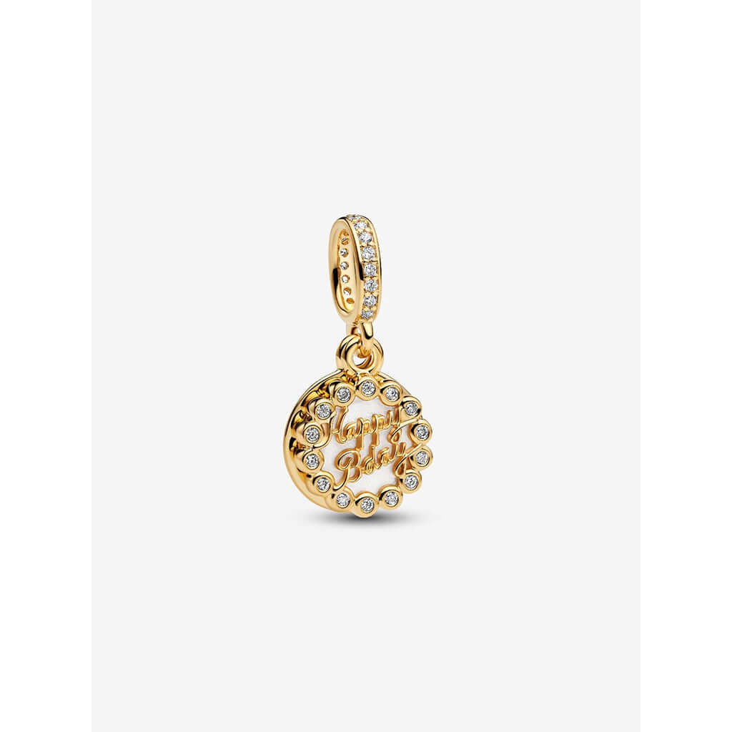 PANDORA : Happy Birthday Cake Dangle Charm