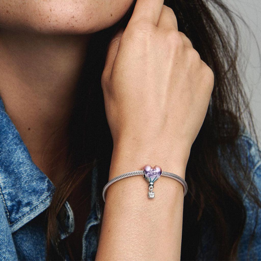 PANDORA : Happy Birthday Hot Air Balloon Charm - Image 7