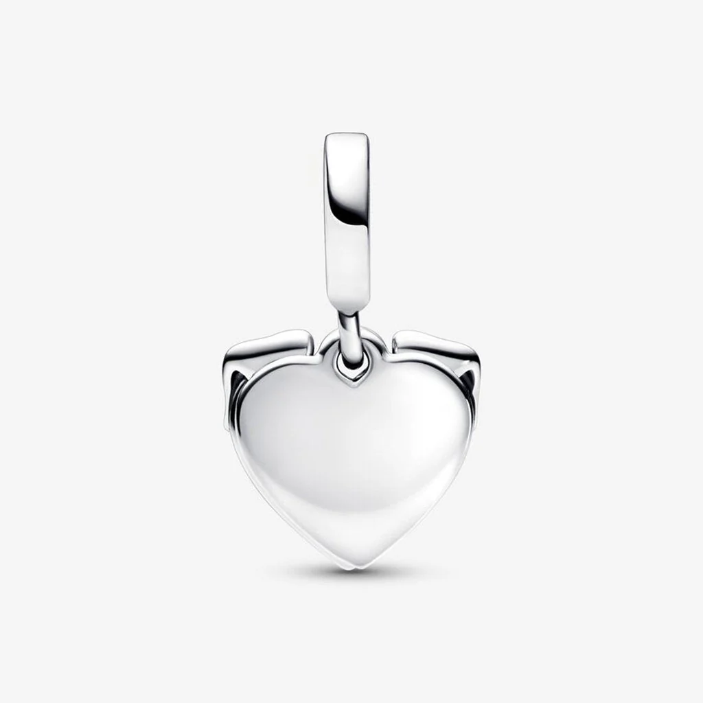 PANDORA : Heart & Dog Double Dangle Charm - Image 4
