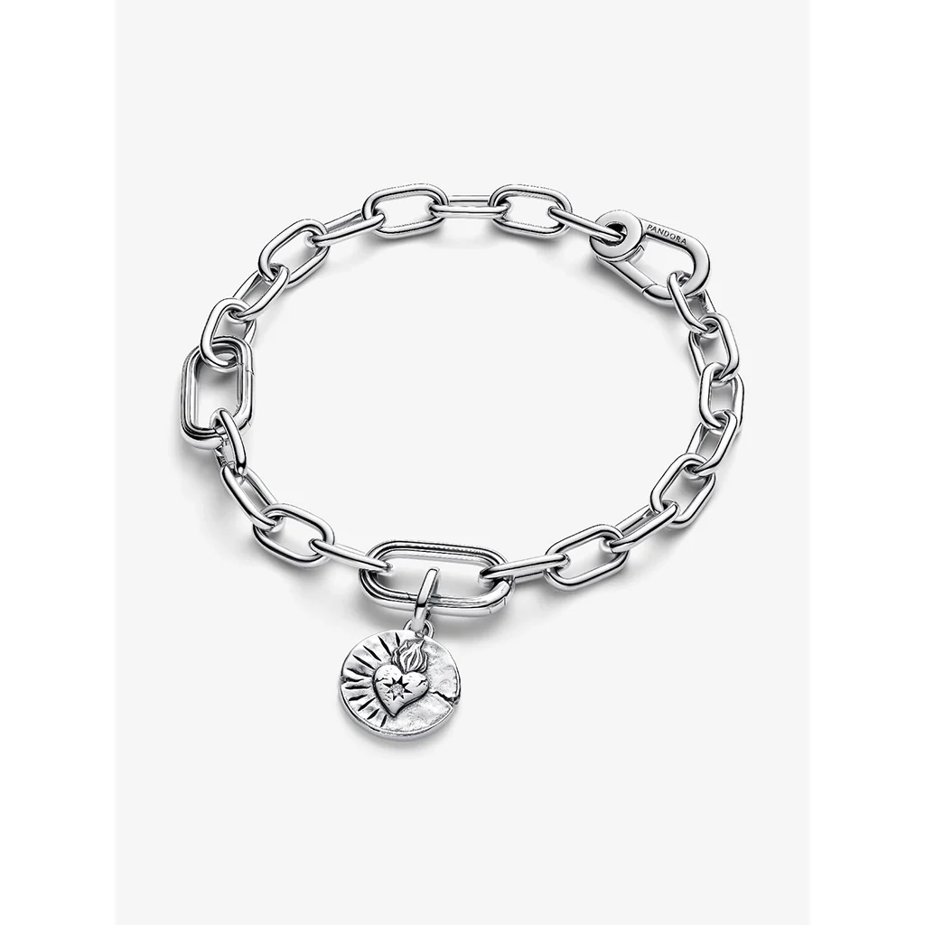 PANDORA : Heart Medallion Charm - Image 2