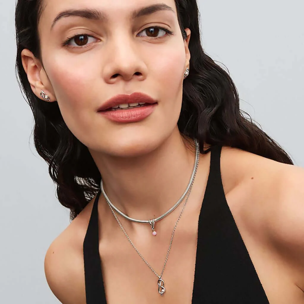 PANDORA : Infinity Knot Collier Necklace - Sterling Silver - Image 2