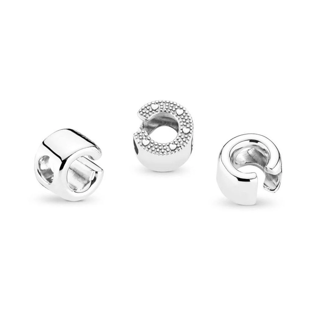 PANDORA : Letter Charm - 'C' - Image 2