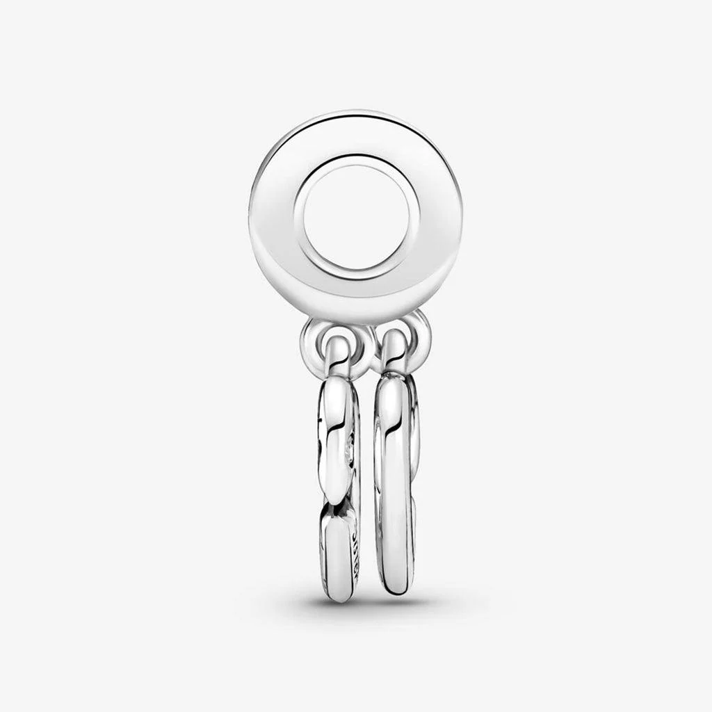 PANDORA : Linked Sister Hearts Split Dangle Charm - Image 4