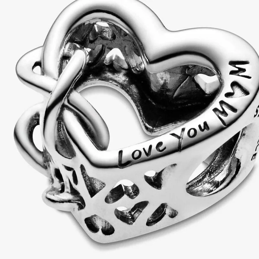 PANDORA : Love You Mum Infinity Heart Charm - Image 4