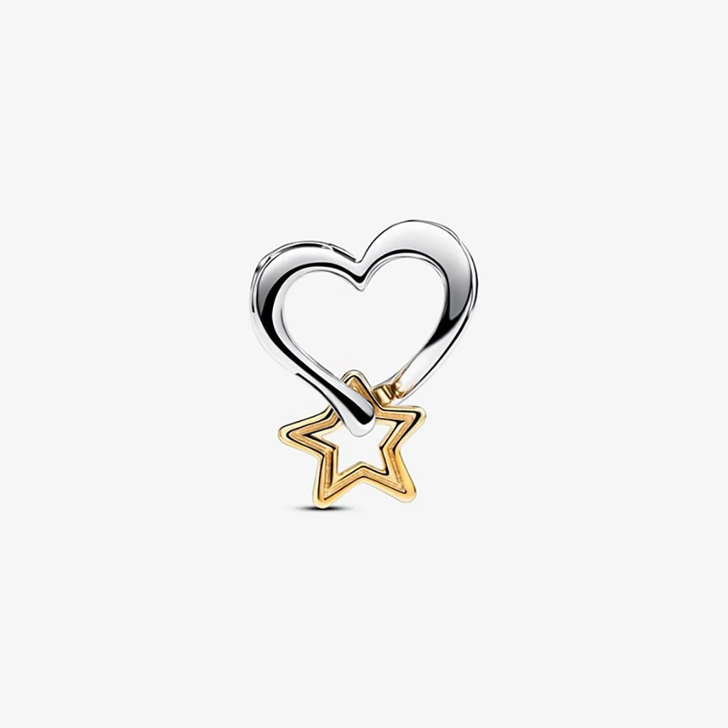 PANDORA : Lucky Star & Heart Charm - Image 5