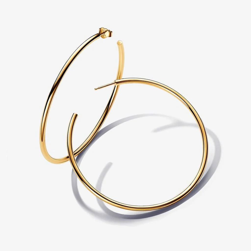 PANDORA : Open 65 mm Hoops Earrings in Gold