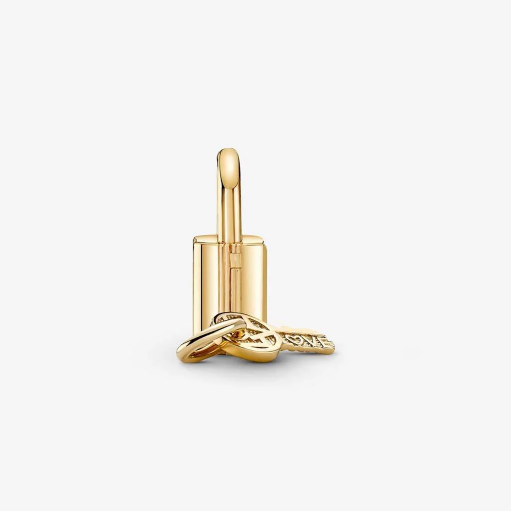 PANDORA : Padlock & Key Dangle Charm - Image 3