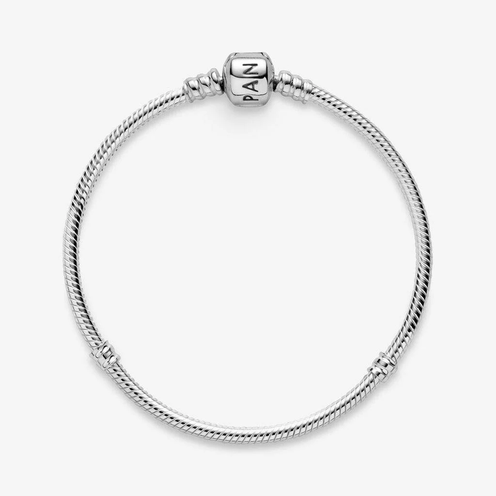 PANDORA : Pandora Moments Snake Chain Bracelet in Silver - Image 3