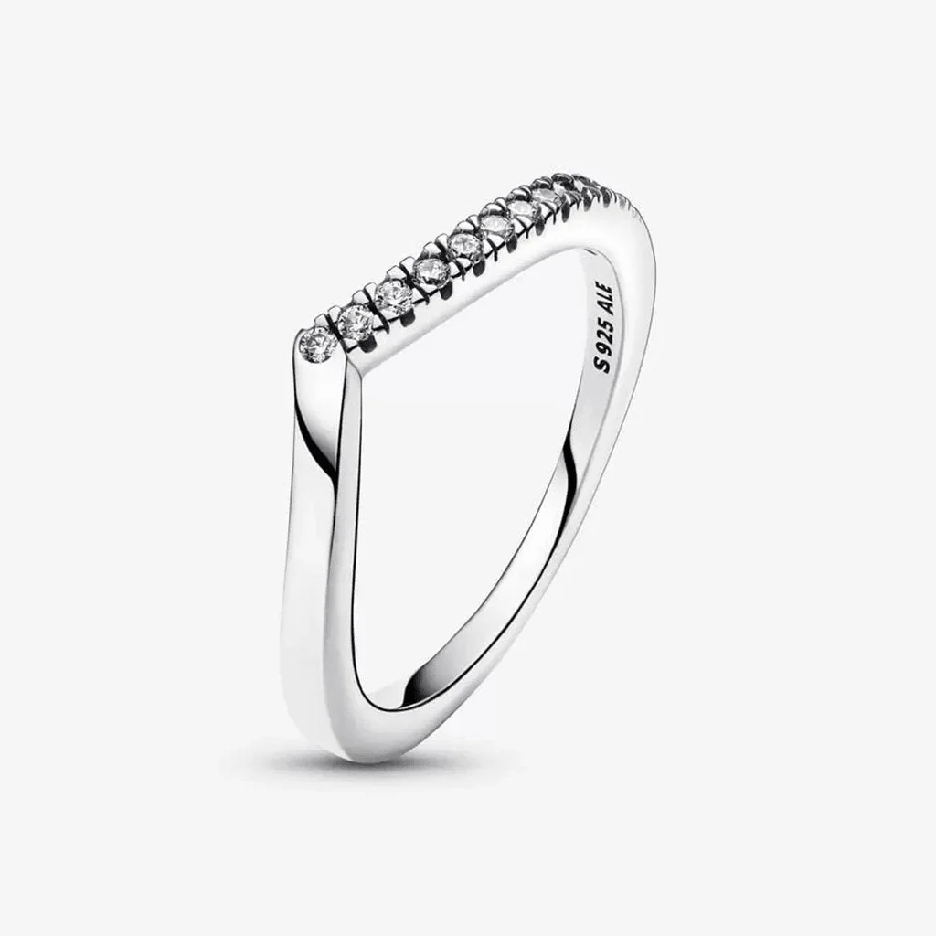 PANDORA : Pandora Timeless Wish Half Sparkling Ring - Image 4