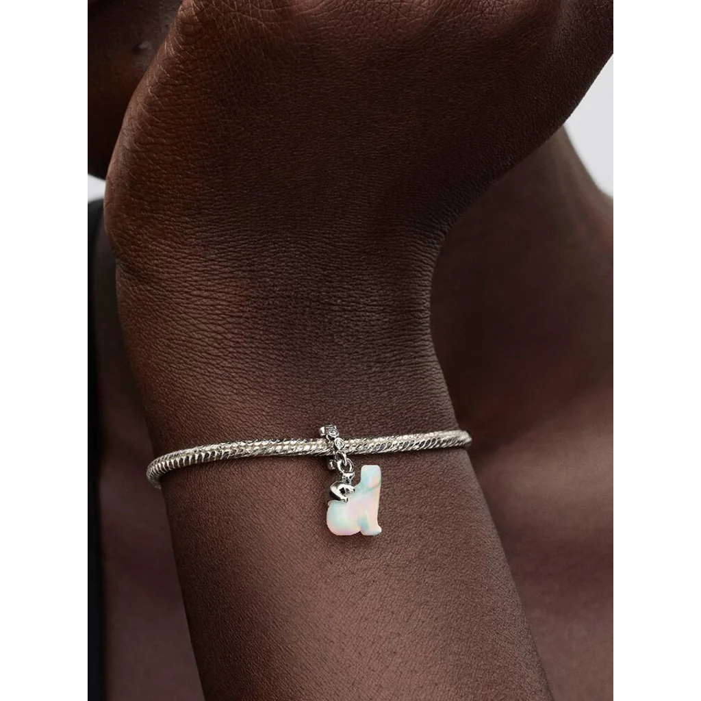 PANDORA : Polar Bear Mother & Cub Dangle Charm - Image 2