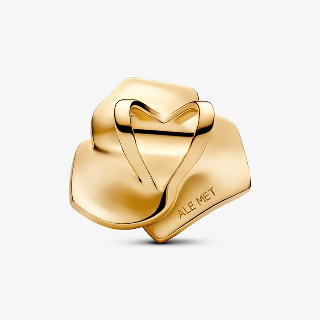 PANDORA : Rose in Bloom Oversized Charm - Image 2